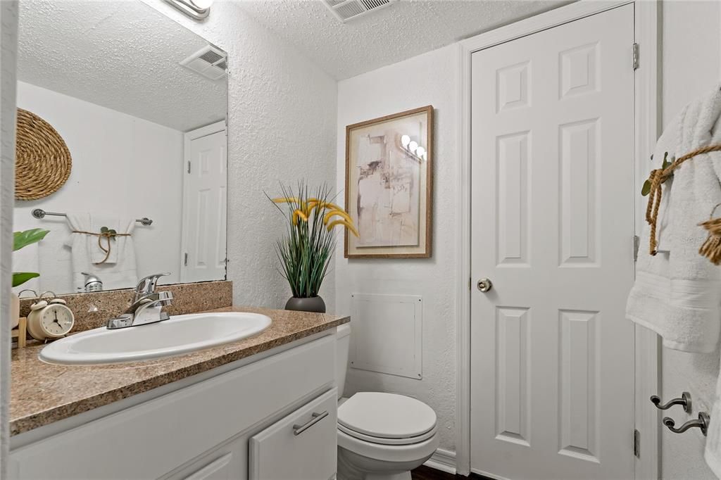 HALF BATH RIGHT OFF THE MAIN LIVING AREA!