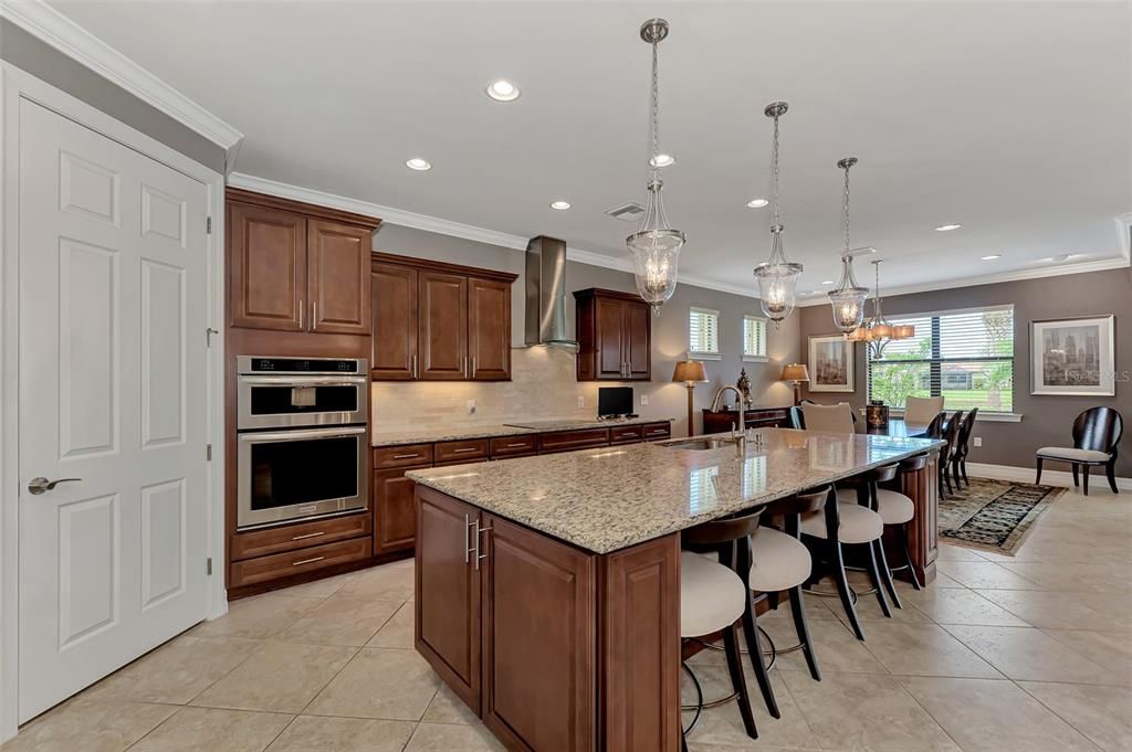 Beautiful tile flooring in great room