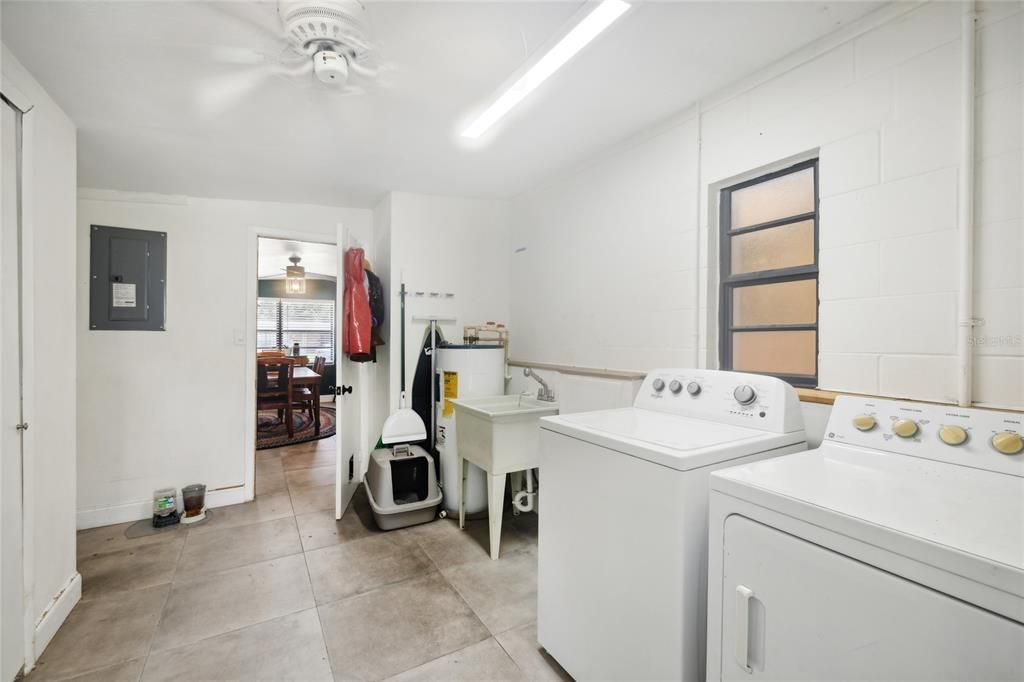 INSIDE UTILITY/LAUNDRY ROOM