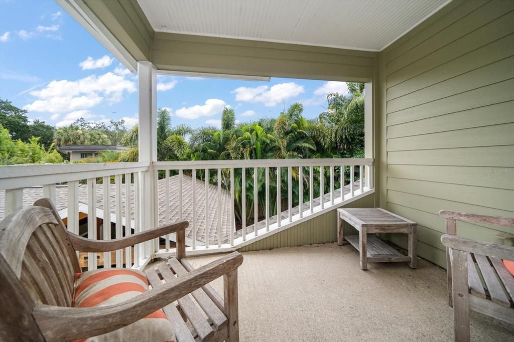 Balcony off Primary Bedroom (Second Floor)