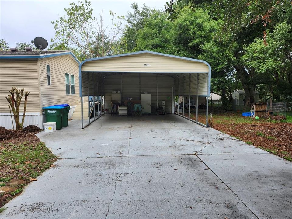 Carport entry