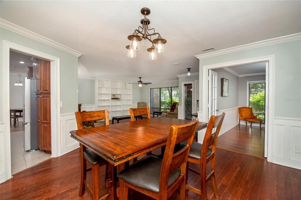 Dining Area with Kitchen to the Left.