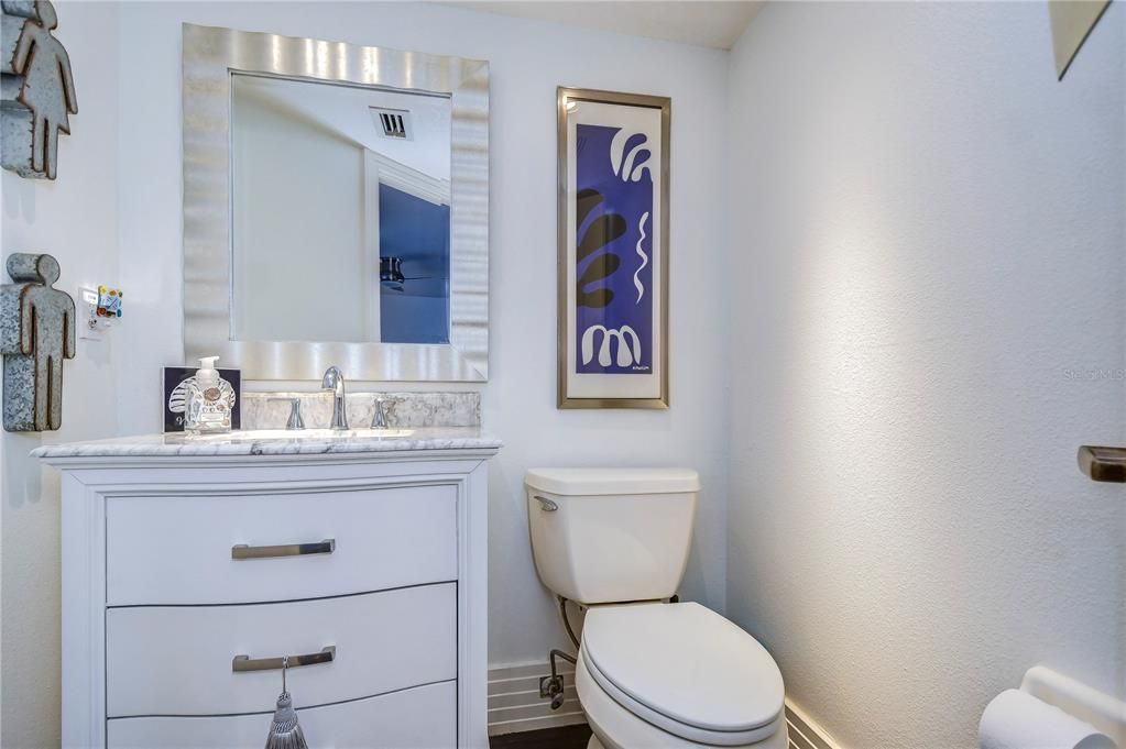 1st floor powder room