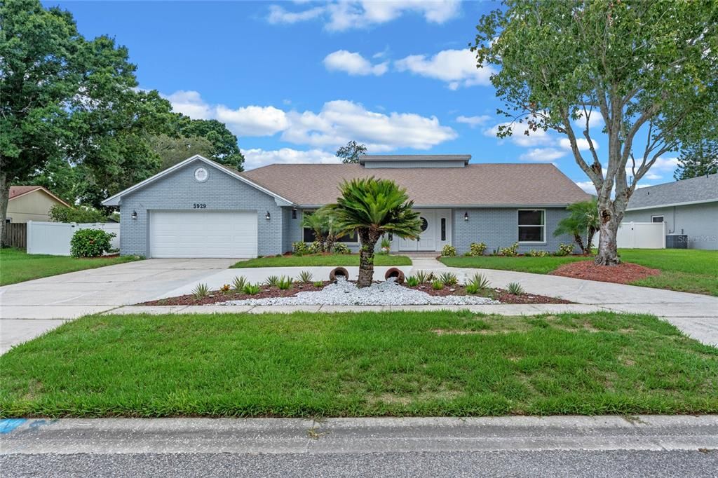 Circular Drive in Front of the Home