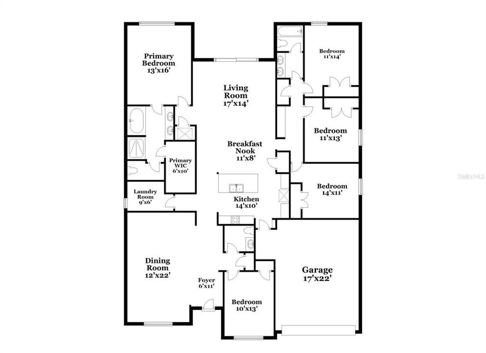 For Rent: $2,715 (5 beds, 2 baths, 2518 Square Feet)