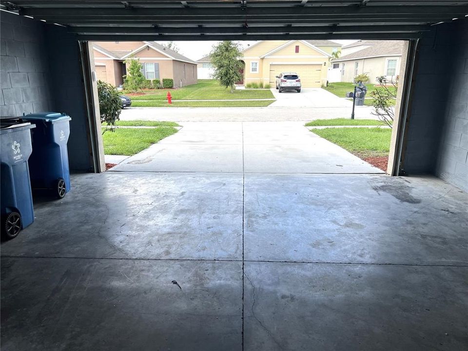 Garage with Driveway