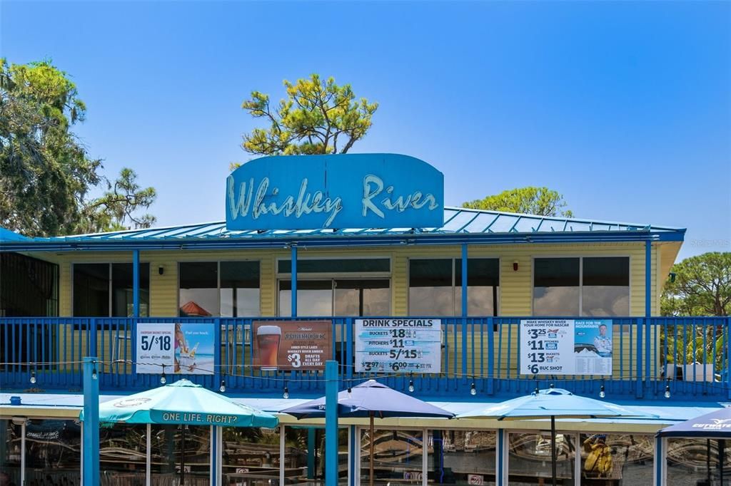 One of many waterfront restaurants nearby