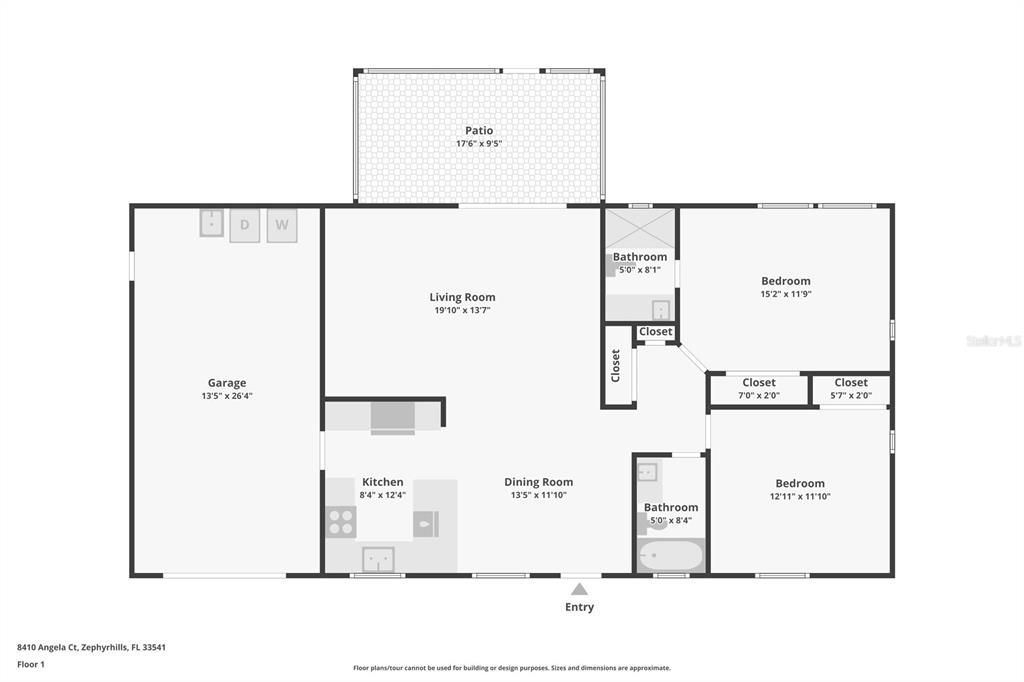 For Sale: $285,000 (2 beds, 2 baths, 1176 Square Feet)