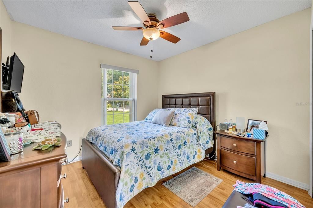 2nd bedroom facing the front of the home