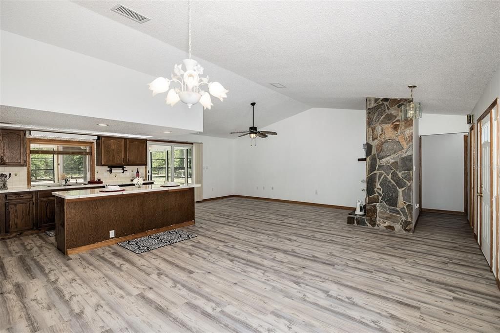 Main Living areas with open floor plan