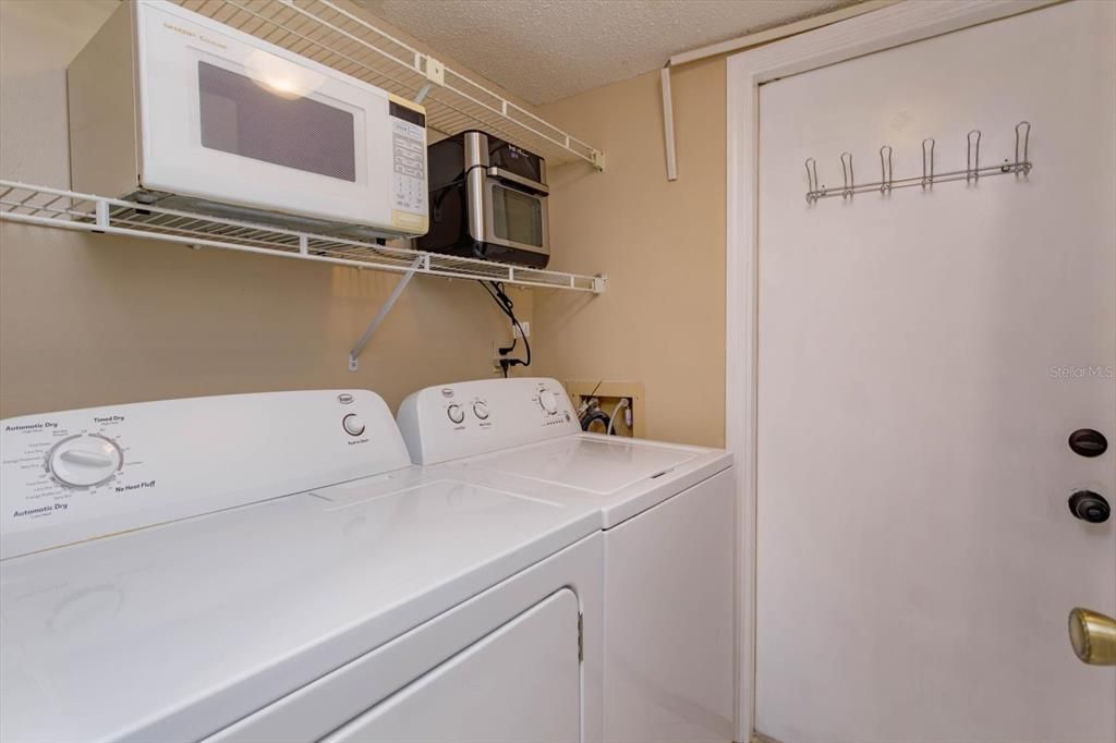 First floor, in-unit laundry room