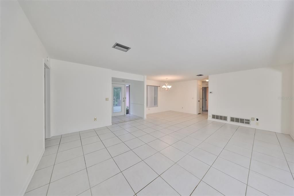 Living Room to Dining Area.