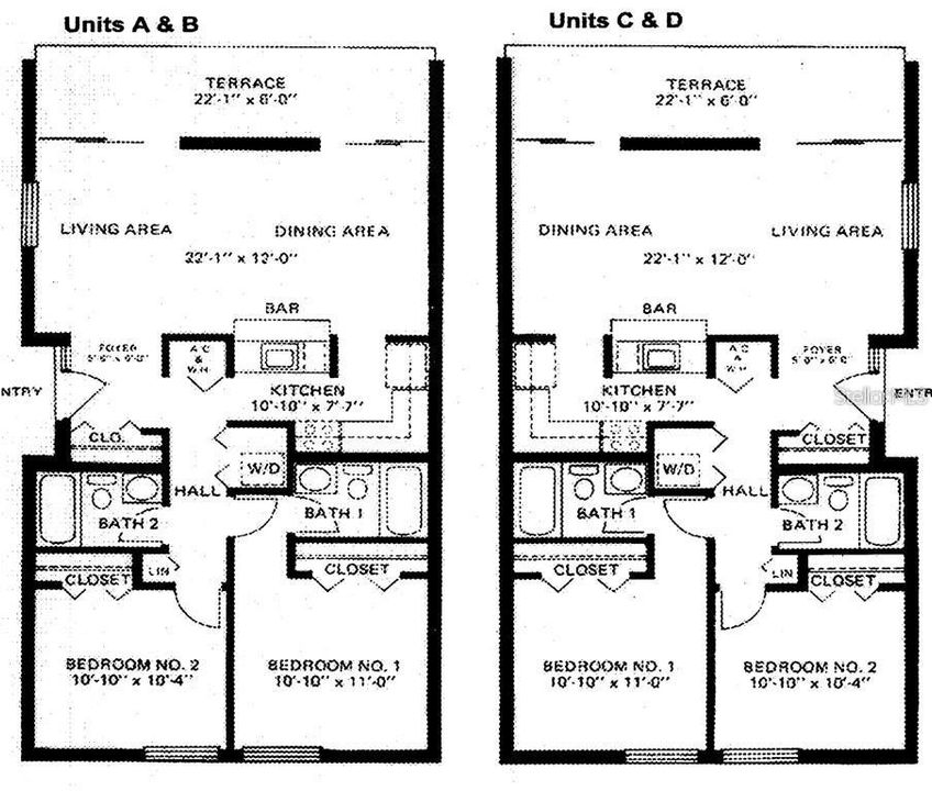 For Sale: $175,000 (2 beds, 2 baths, 897 Square Feet)