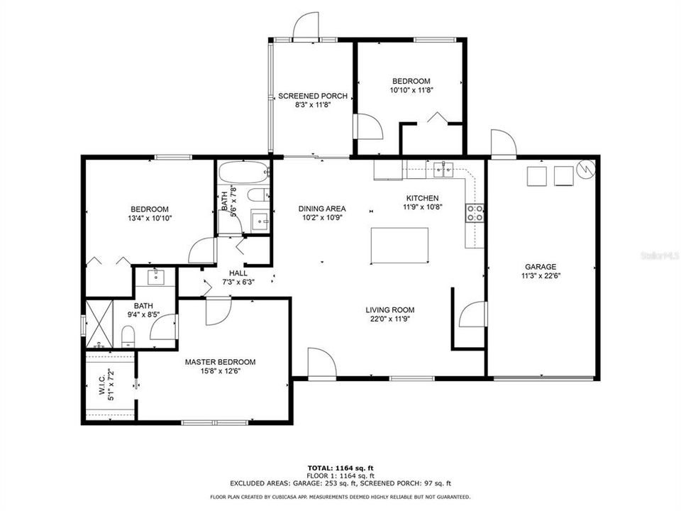 For Sale: $342,500 (2 beds, 2 baths, 1123 Square Feet)