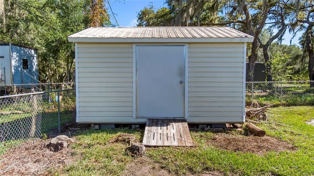 Storage Shed conveys with home