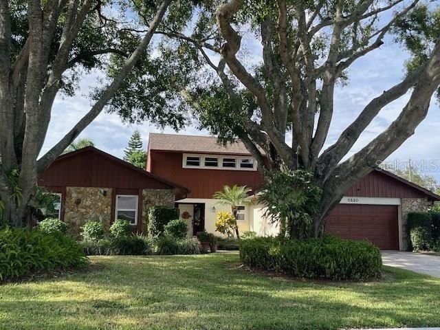 Oversized lot with Majestic Oaks.