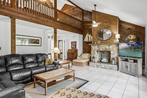 View of Living room from Foyer.