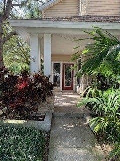 Front door and front patio area