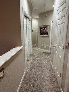 upstairs hallway leading to bedrooms/baths. Lots of closet space!