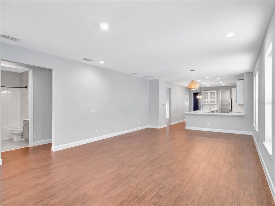 Spacious closet pantry with ample storage