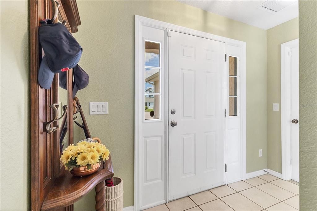 Foyer; entry closet can't be seen