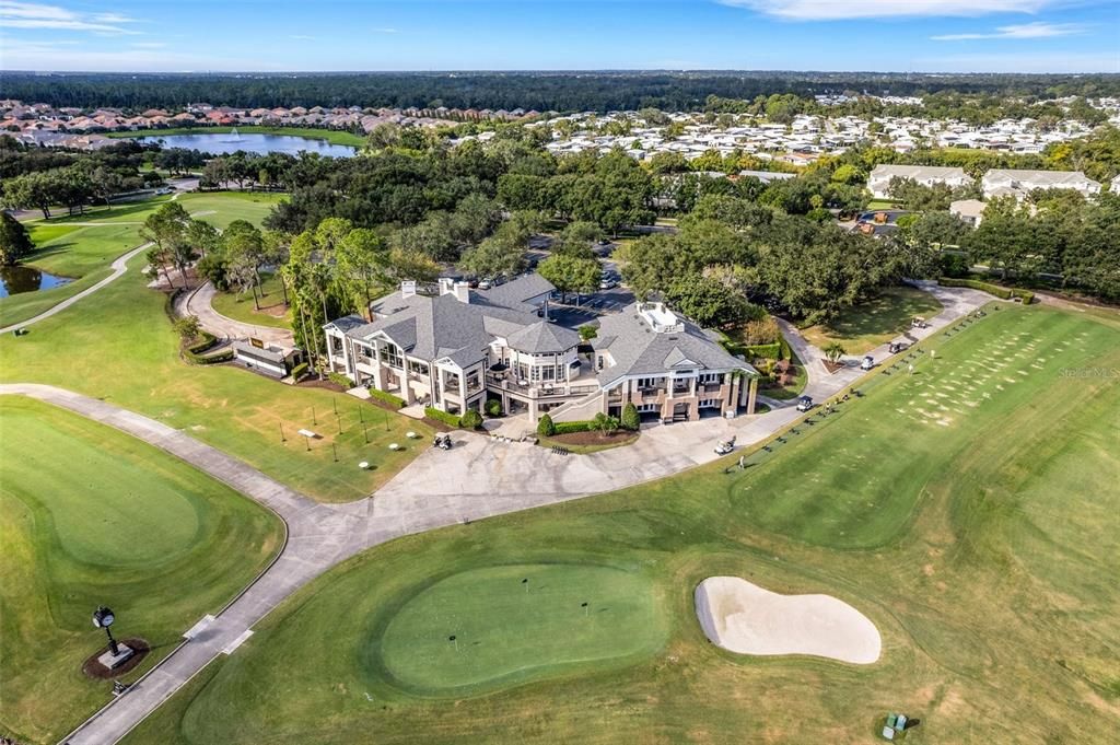 Sprawling clubhouse is the central gathering place for many in the community.