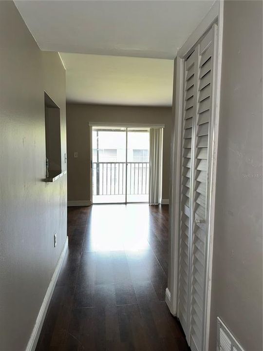 Hallway Closet to Living Room