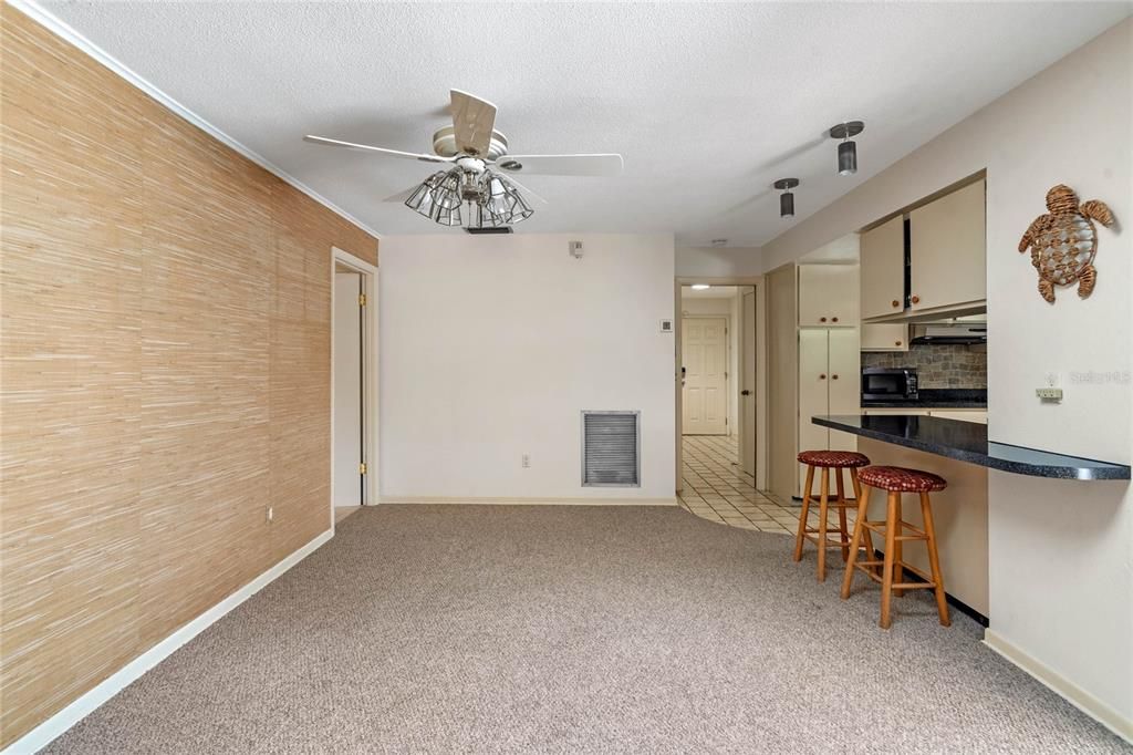 Family Room - overlooking the kitchen and pool.