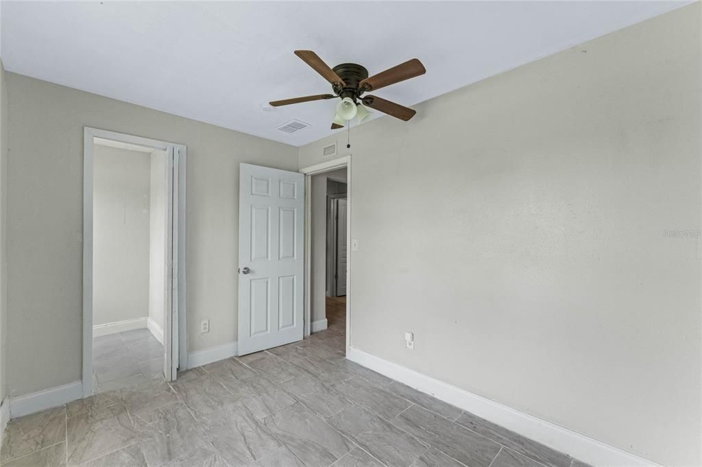 Guest Bedroom with Walk In Closet