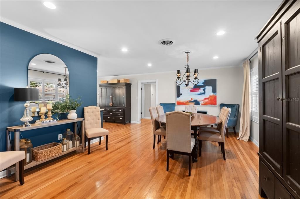 Entrance and Formal Dining room