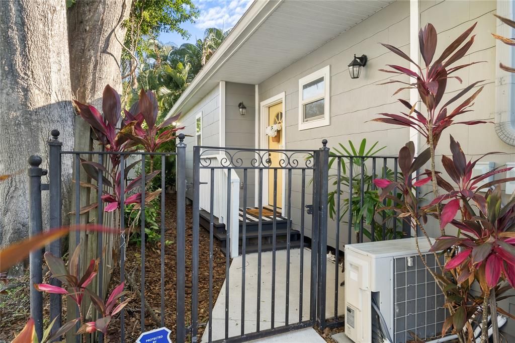 Private entrance to Guest House