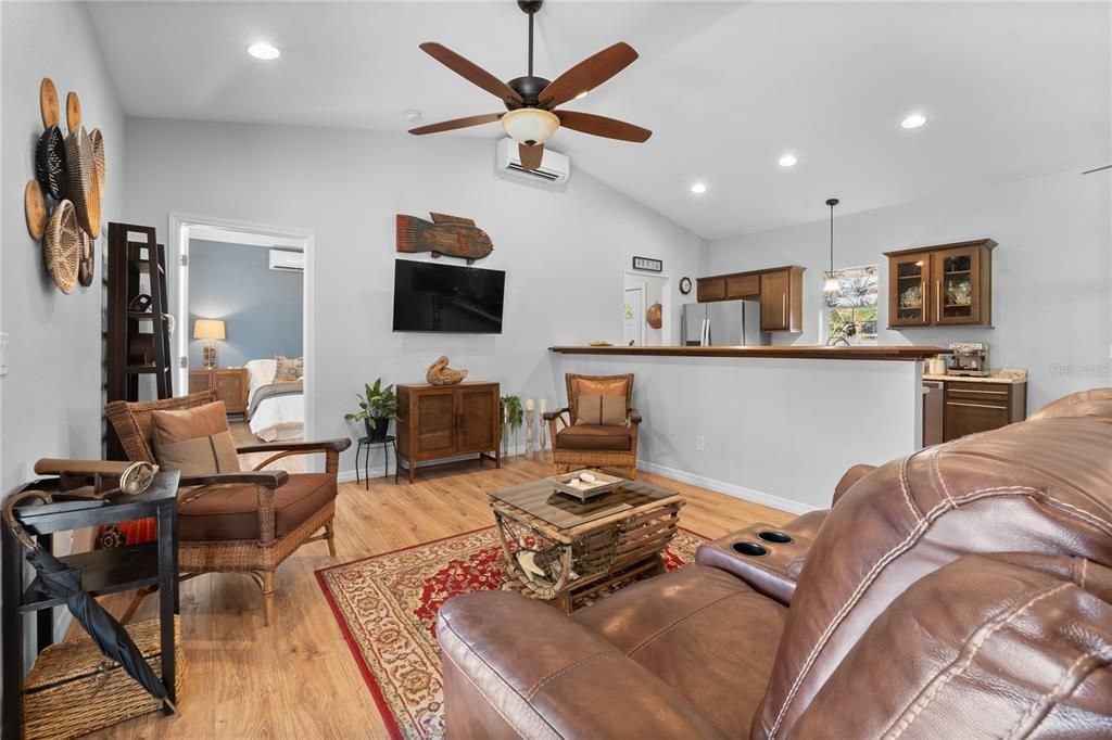 Living area in Guest House