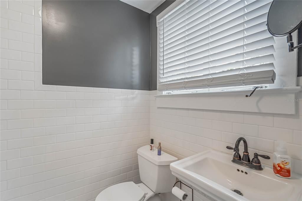 Ensuite bathroom for second floor bedroom