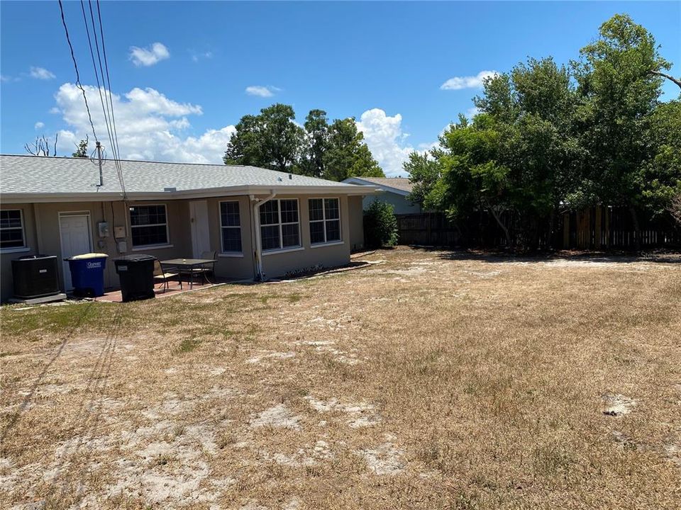 LARGE FENCED BACK YARD