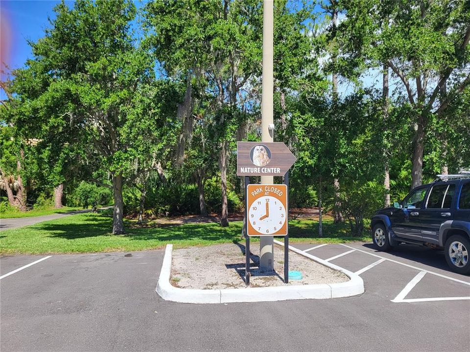 George C. McGough Nature Park at the end of the street