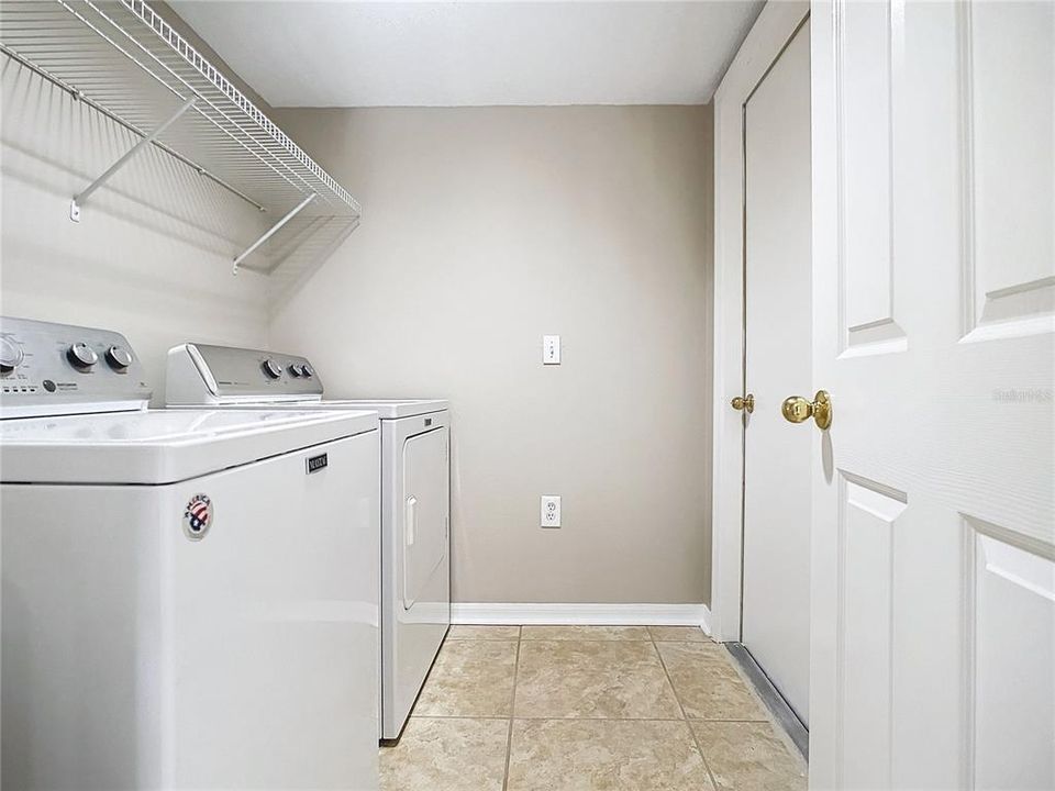 First Floor laundry room