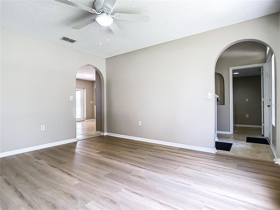 Formal Dining Room at the front of home