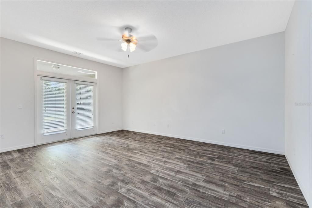 Primary Suite with French Doors to Porch