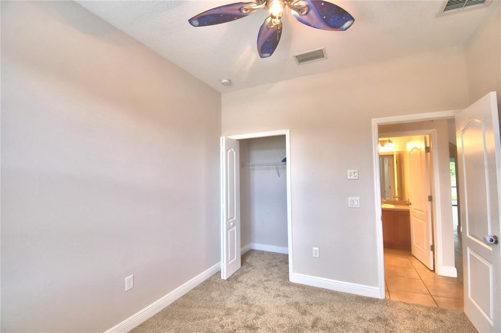 View from NW bedroom across to NW bathroom