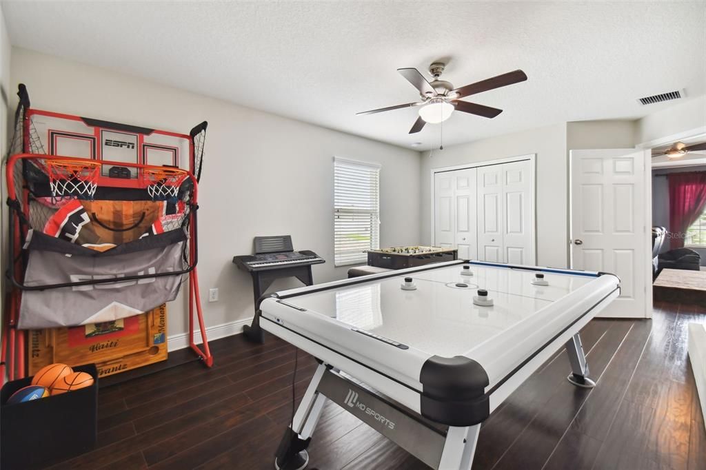 5th bedroom/game room