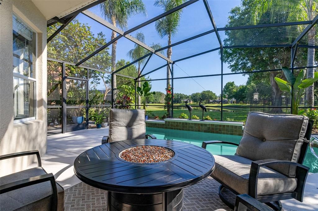 Relax outside on your private pool deck.