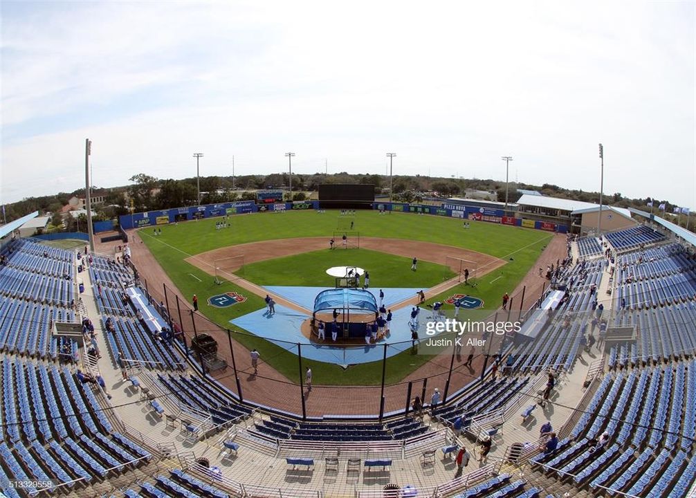 Blue Jay stadium in Delightful Dunedin