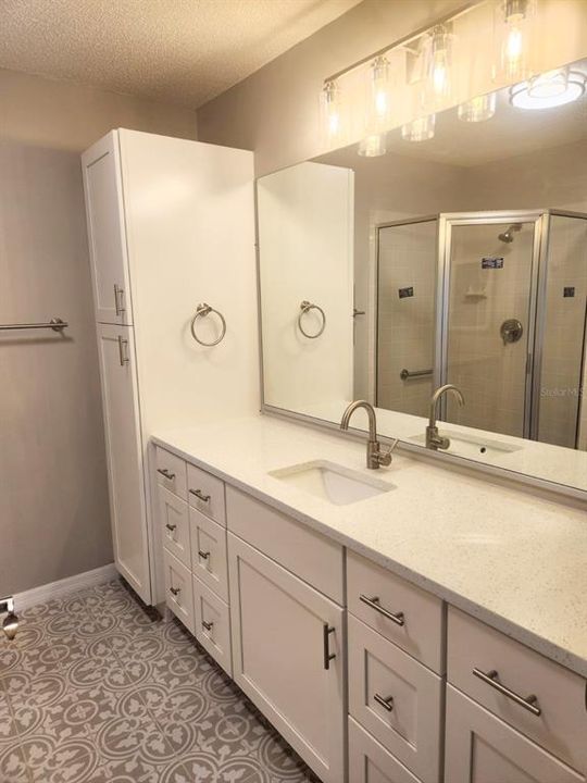 Bathroom 2 with linen closet