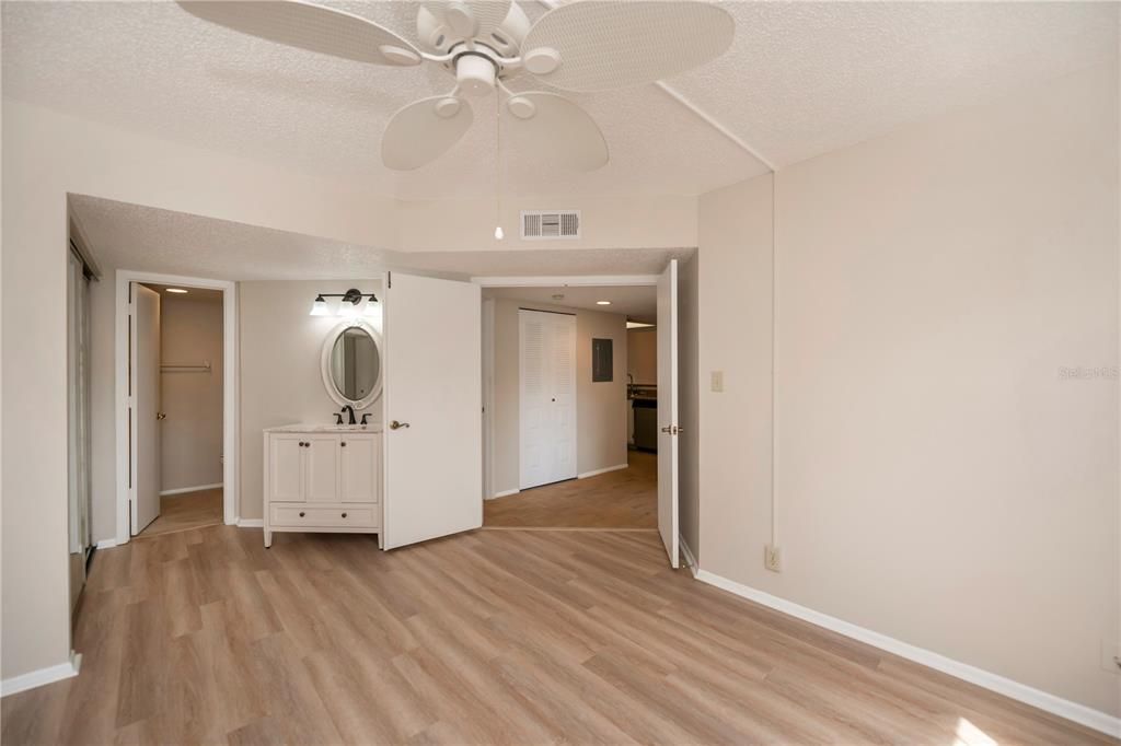 Master Bedroom W/newer Vanity, Sink, Mirror & Plumbing Fixtures