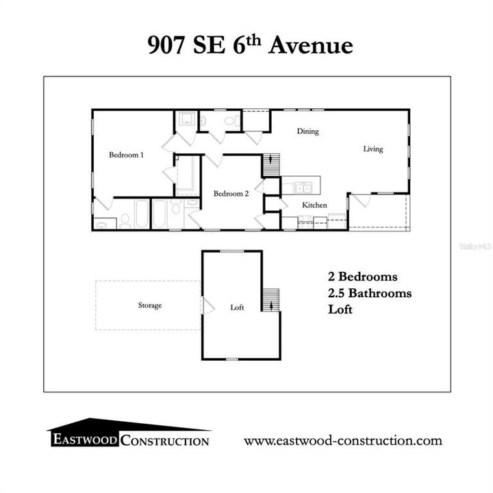 For Sale: $299,000 (2 beds, 2 baths, 964 Square Feet)