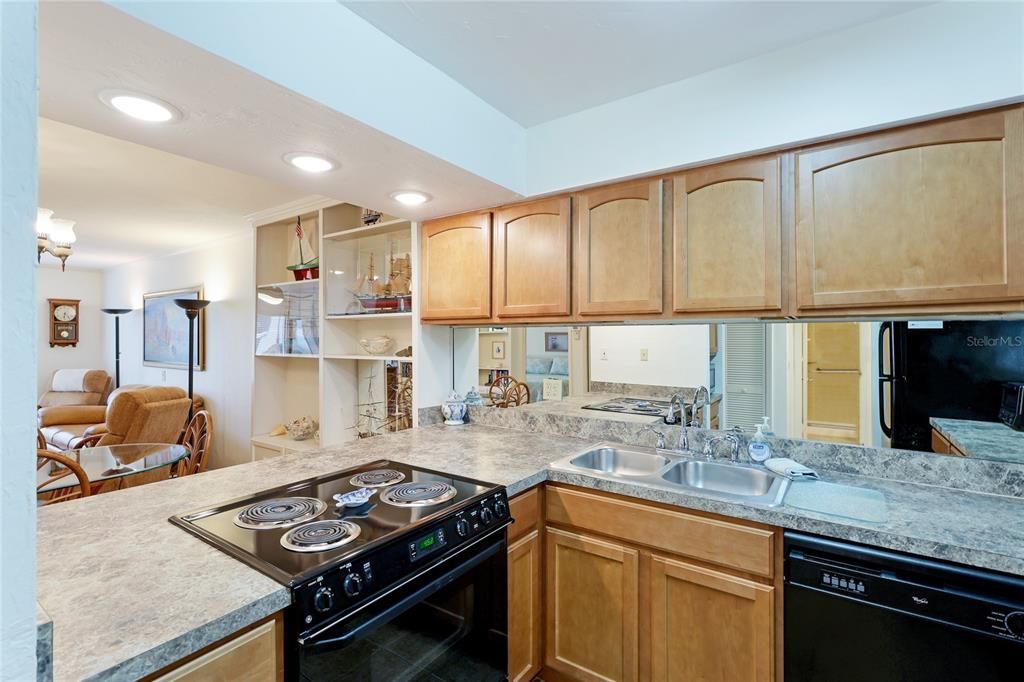 UPDATED KITCHEN WITH LOTS OF CABINETS