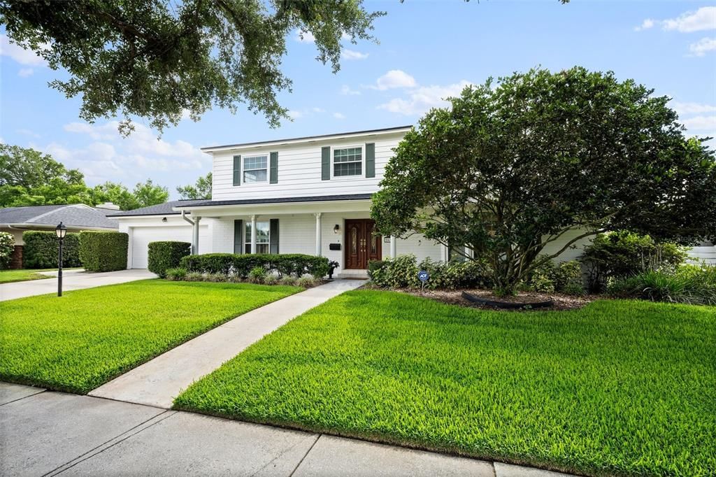 Expansive front yard and quiet cul-de-sac