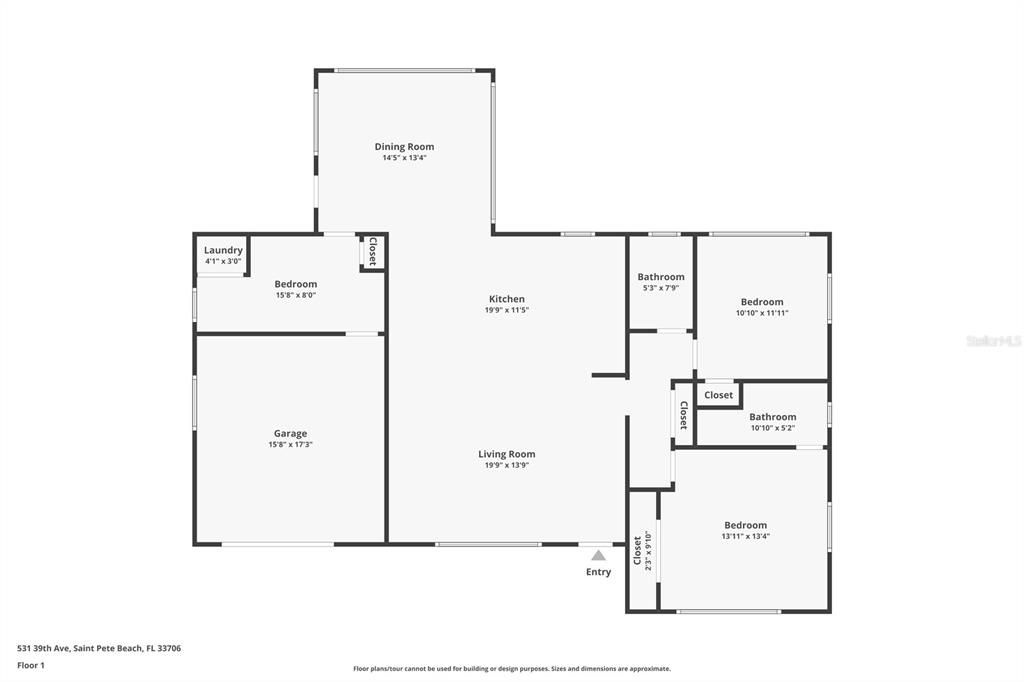 For Sale: $900,000 (3 beds, 2 baths, 1542 Square Feet)