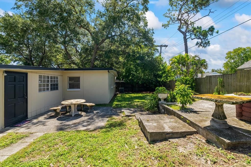 Outdoor Grill and Patio. Needs Work...