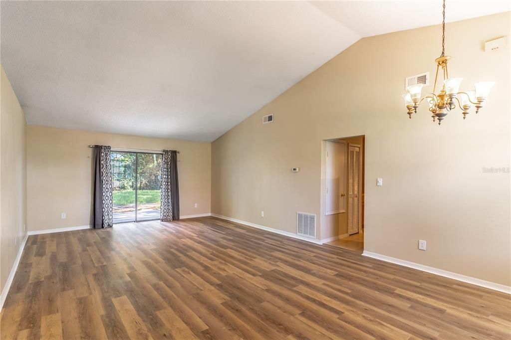 Living and Dining Room Combo